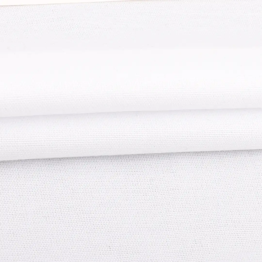 China Fabric for Blouse,Crop Top,Skirt TC Poplin Woven Blended Fabric Polyester Cotton white color buy from China wholesaler bulk order at wholesale price free worldwide shipping Alibaba