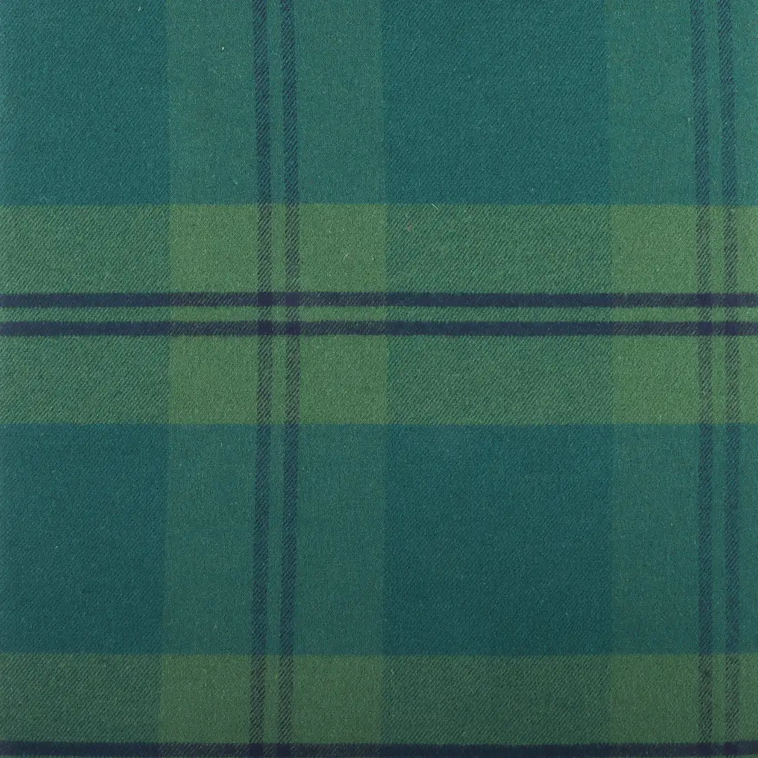 China Fabric for Blouse,Skirt,Loungewear Cotton YD Flannel Natural Woven Fabric Cotton Elastane green check color buy from China wholesaler bulk order at wholesale price free worldwide shipping Alibaba