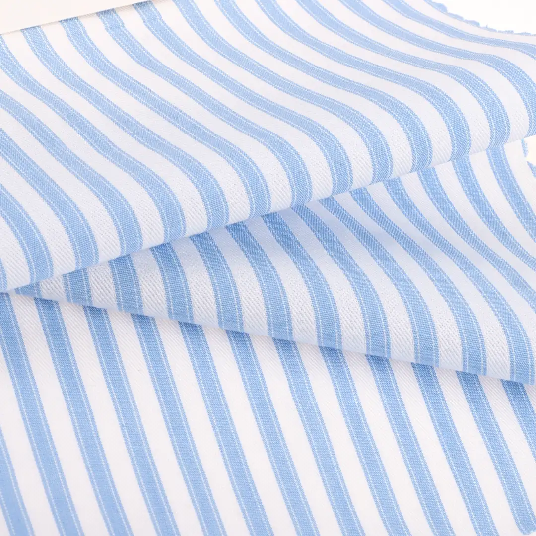 China Fabric for Blouse,Skirt Cotton YD Twill Natural Woven Fabric Cotton stripe color buy from China wholesaler bulk order at wholesale price free worldwide shipping Alibaba