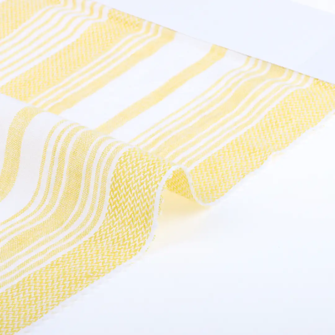 China Fabric for Tank Top,Blouse,Crop Top,Skirt Linen/Rayon YD Plain Natural Woven Fabric Flax Rayon stripe color buy from China wholesaler bulk order at wholesale price free worldwide shipping Alibaba