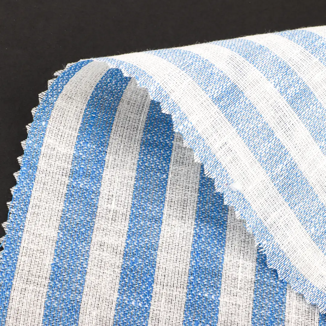 China Fabric for Blouse,Crop Top,Skirt Linen YD Plain Natural Woven Fabric Linen stripe color buy from China wholesaler bulk order at wholesale price free worldwide shipping Alibaba