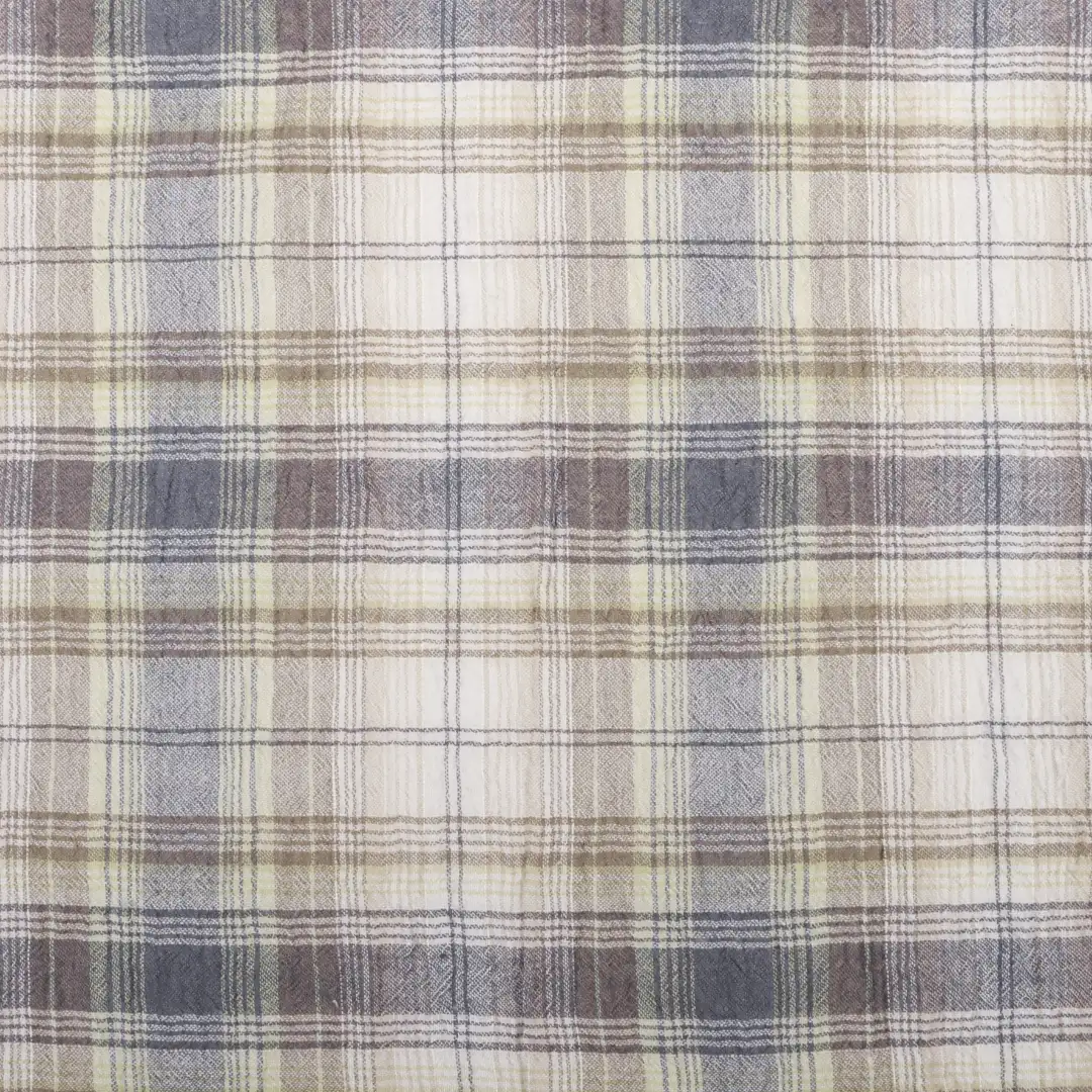 China Fabric for Tank Top,Blouse Cotton YD Crepe Natural Woven Fabric Cotton Elastane check color buy from China wholesaler bulk order at wholesale price free worldwide shipping Alibaba