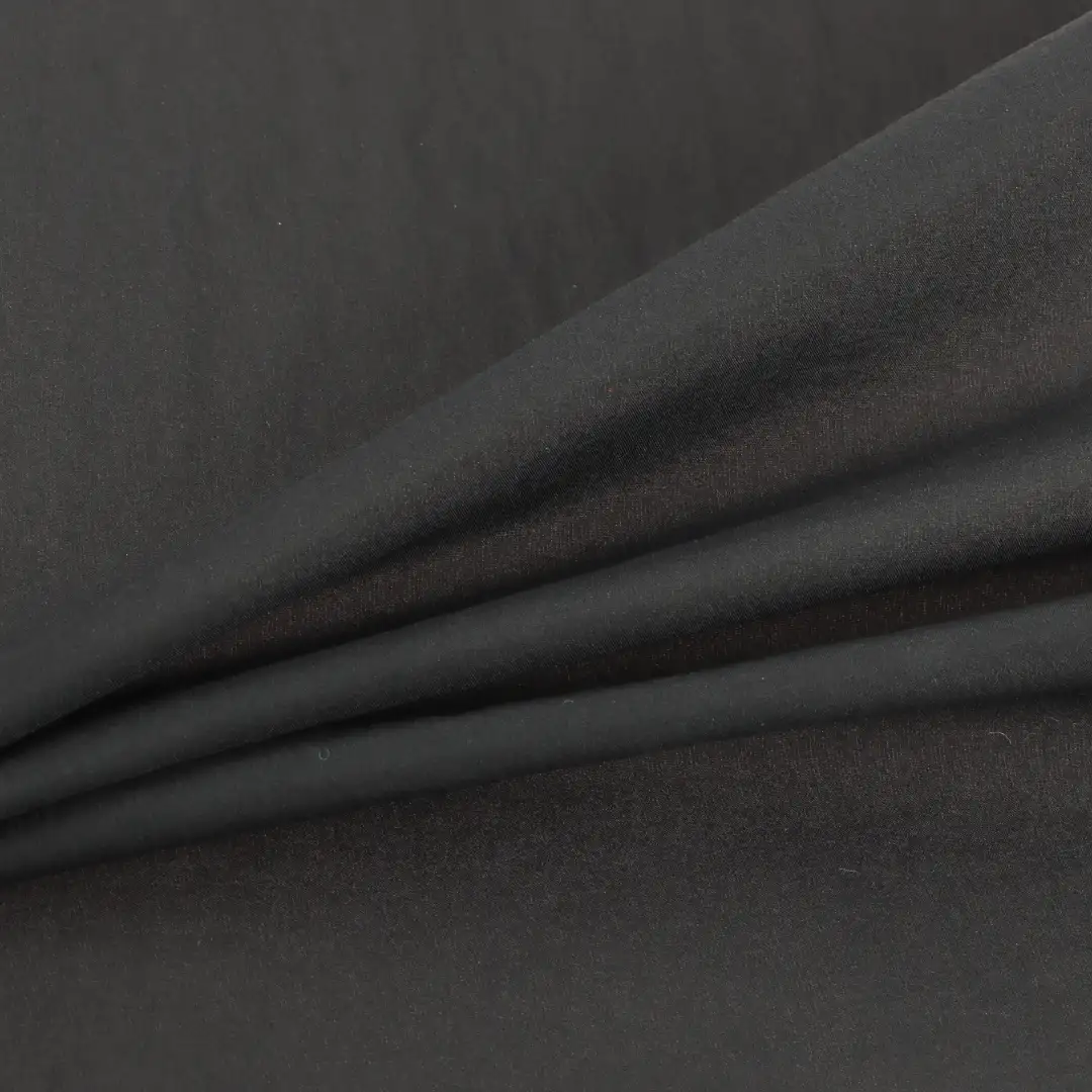 China Fabric for Jackets,Trench Coat,Down Jacket,Padded Jacket Nylon Crepe Synthetic Woven Fabric Nylon Black color buy from China wholesaler bulk order at wholesale price free worldwide shipping Alibaba