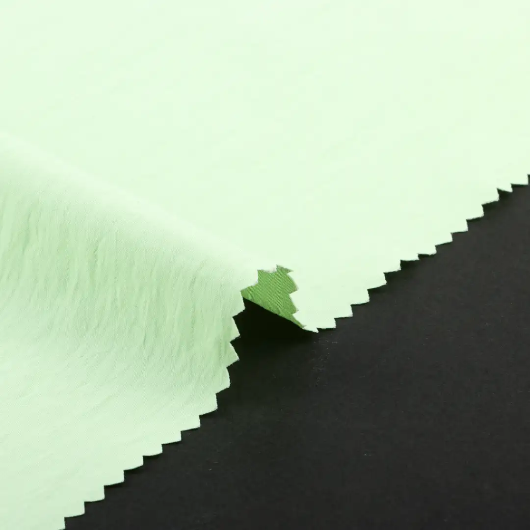 China Fabric for Jackets,Jogger,Down Jacket,Padded Jacket,Light Jacket Crepe Woven Blended Fabric Polyester Nylon Green color buy from China wholesaler bulk order at wholesale price free worldwide shipping Alibaba