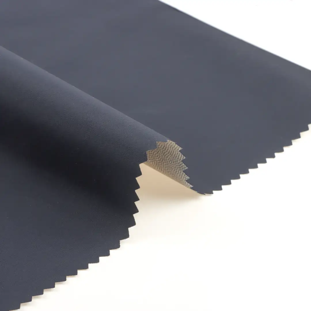 China Fabric for Pants,Jackets,Ski Suits,Hooded Waterproof Coat Four-way Stretch (Bi-Stretch) Woven Blended Fabric Nylon Spandex Navy color buy from China wholesaler bulk order at wholesale price free worldwide shipping Alibaba