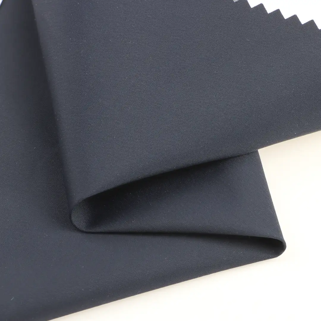 China Fabric for Pants,Jackets,Ski Suits,Hooded Waterproof Coat Four-way Stretch (Bi-Stretch) Woven Blended Fabric Nylon Spandex Navy color buy from China wholesaler bulk order at wholesale price free worldwide shipping Alibaba