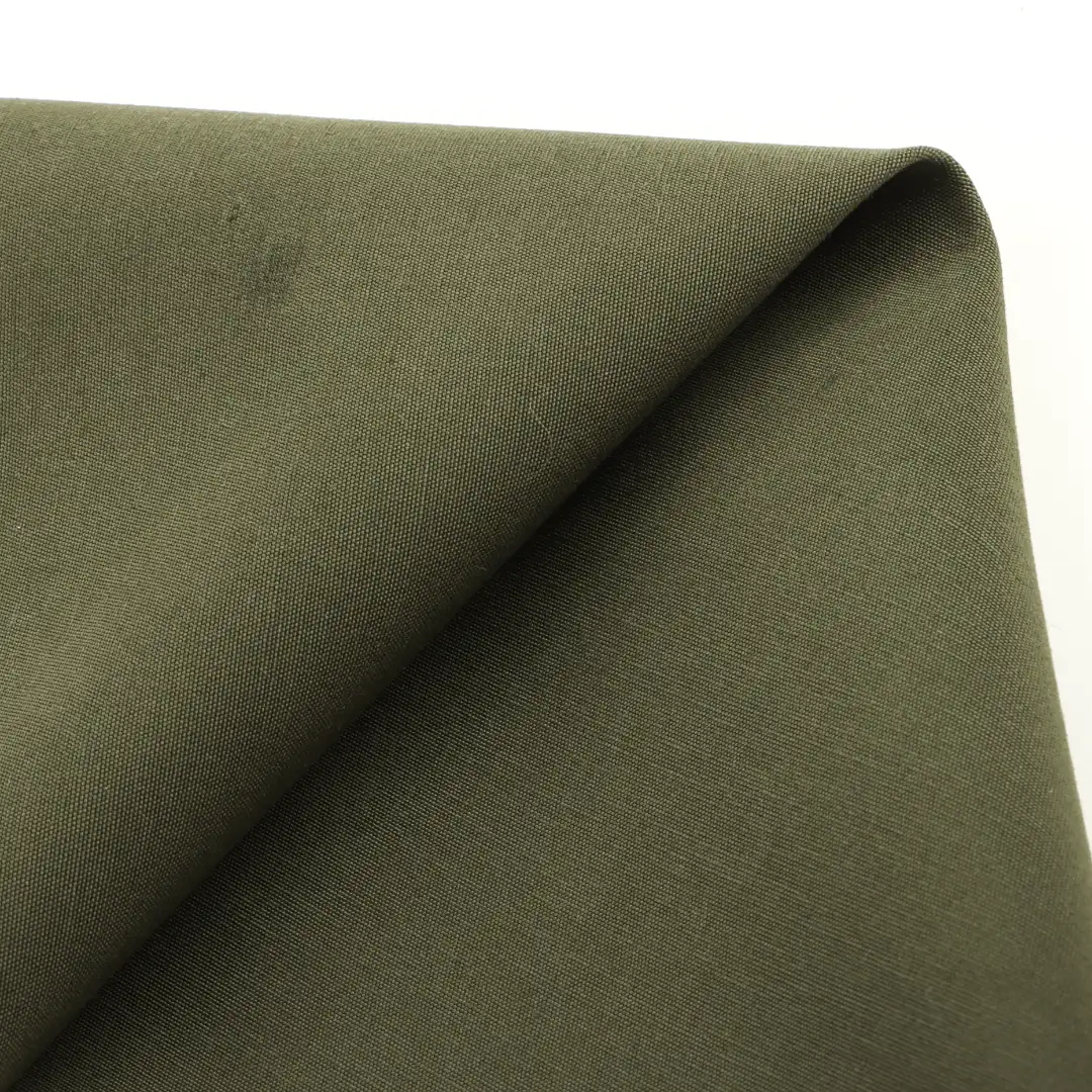 China Fabric for Jackets,Trench Coat,Padded Jacket,Uniform Canvas Synthetic Woven Fabric Polyester Olive color buy from China wholesaler bulk order at wholesale price free worldwide shipping Alibaba