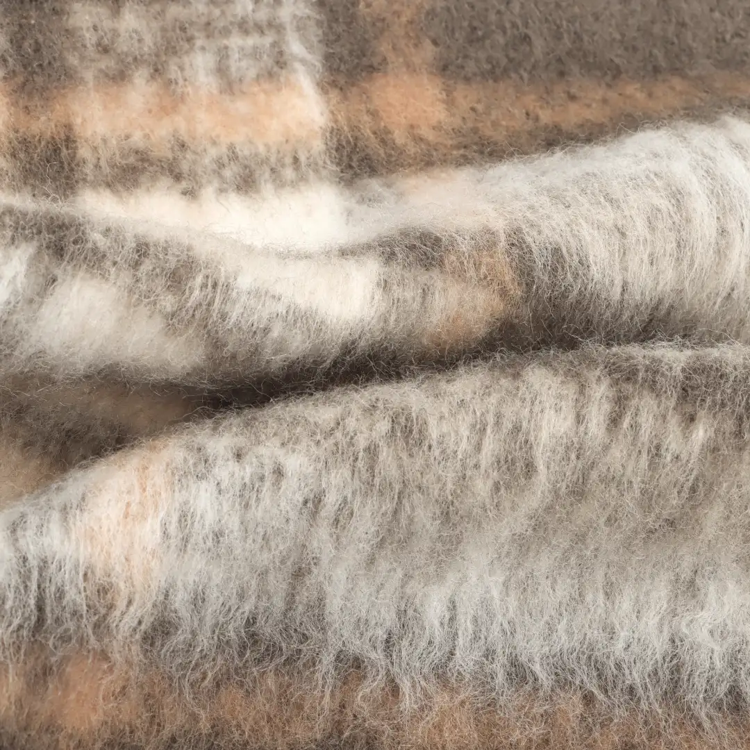 China Fabric for Overcoat,Suit,Skirt  Woolen Overcoat Woolen Polyester check color buy from China wholesaler bulk order at wholesale price free worldwide shipping Alibaba
