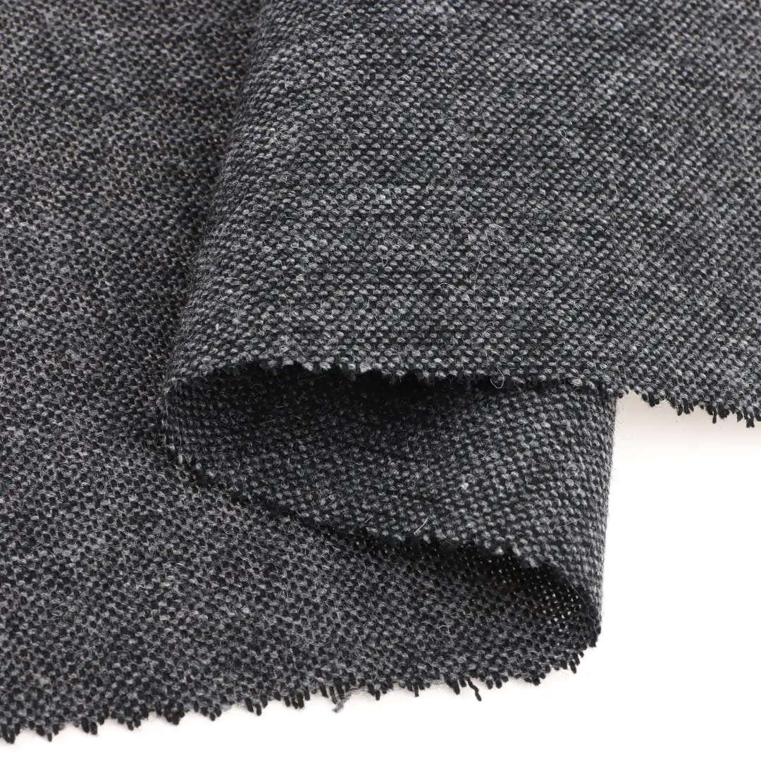 China Fabric for Pants,Overcoat,Suit,Skirt  Woolen Tweed Woolen Wool Other gray color buy from China wholesaler bulk order at wholesale price free worldwide shipping Alibaba