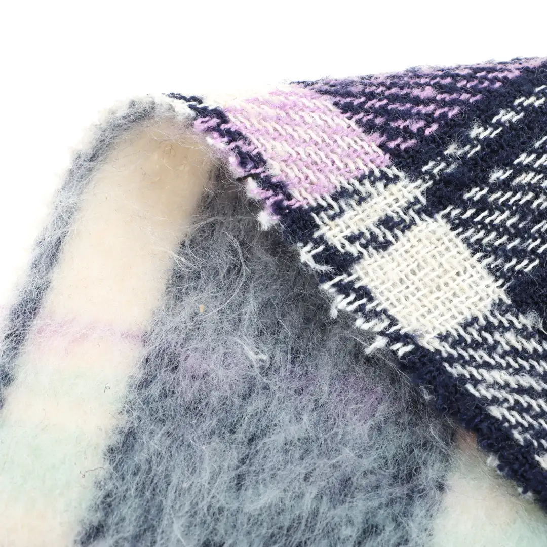 China Fabric for Overcoat,Suit,Skirt  Woolen Overcoat Woolen Polyester check color buy from China wholesaler bulk order at wholesale price free worldwide shipping Alibaba