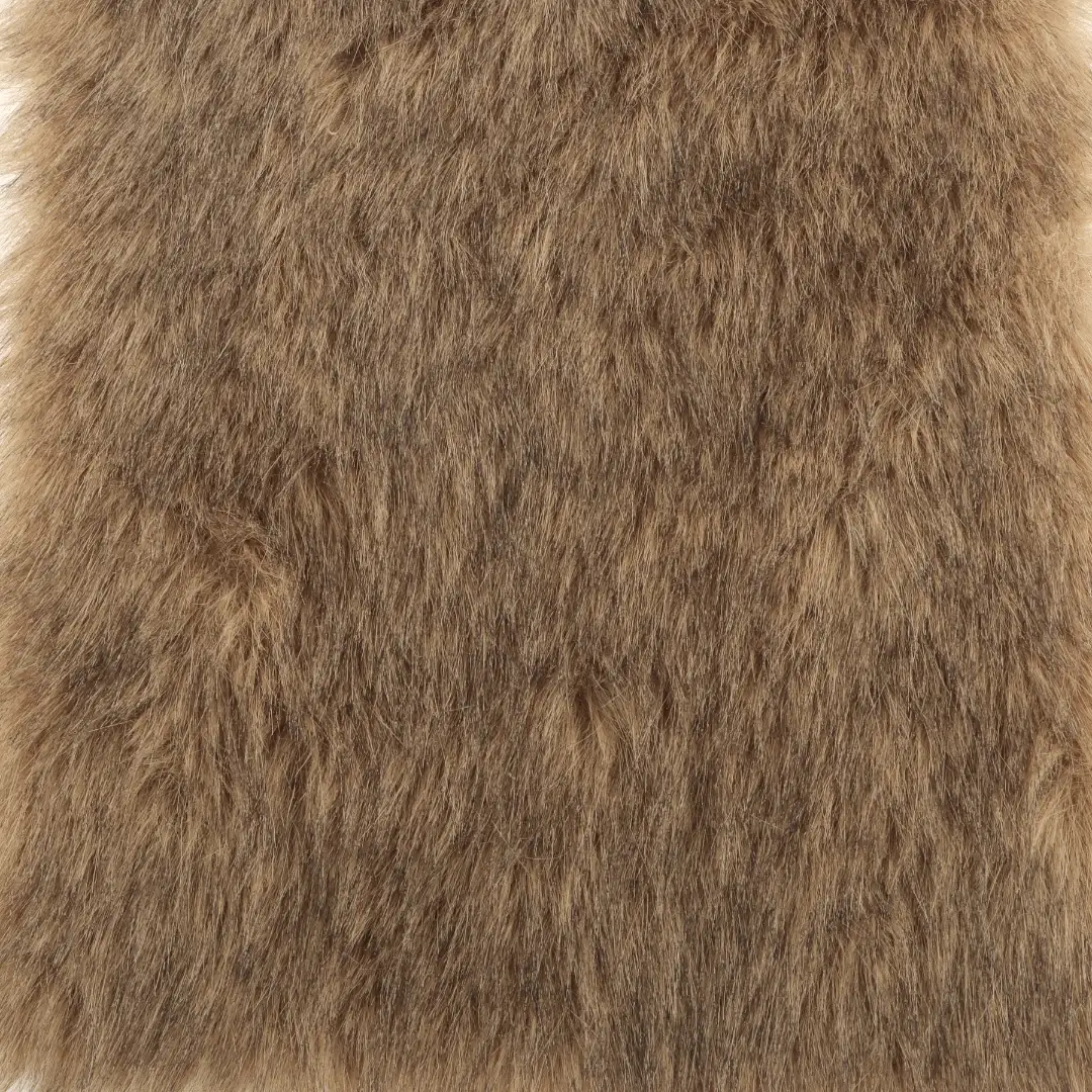 China Fabric for Overcoat,Skirt ,Waist coat Fake Fur Knit Fabric Polyester Brown color buy from China wholesaler bulk order at wholesale price free worldwide shipping Alibaba