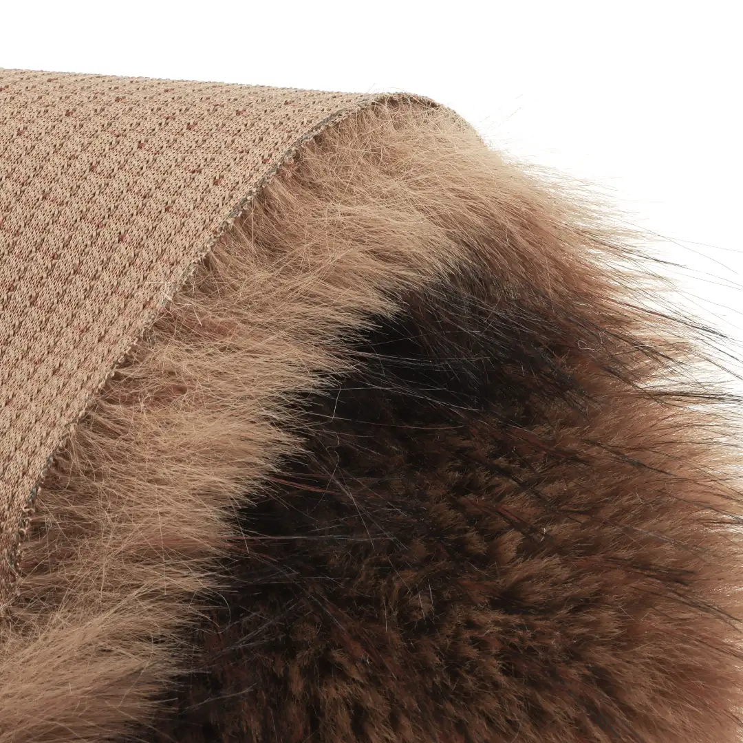 China Fabric for Jackets,Overcoat,Skirt  Fake Fur Knit Fabric Polyester Brown color buy from China wholesaler bulk order at wholesale price free worldwide shipping Alibaba