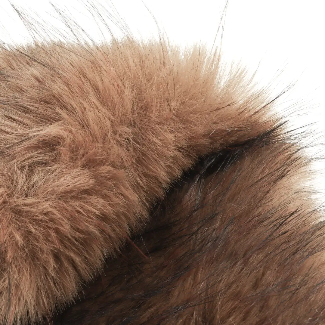 China Fabric for Jackets,Overcoat,Skirt  Fake Fur Knit Fabric Polyester Brown color buy from China wholesaler bulk order at wholesale price free worldwide shipping Alibaba