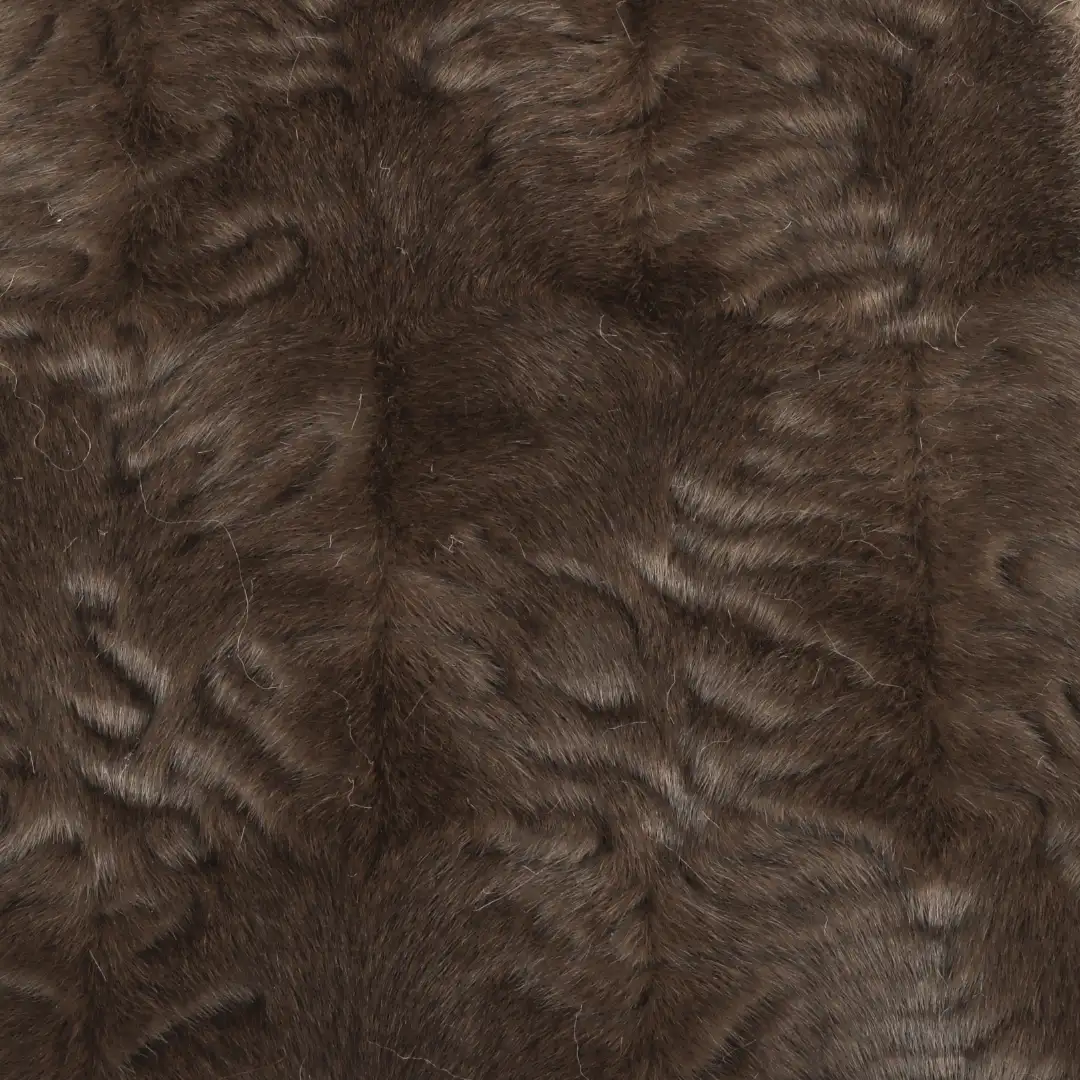 China Fabric for Overcoat,Skirt ,Sweatshirt Fake Fur Knit Fabric Polyester Brown color buy from China wholesaler bulk order at wholesale price free worldwide shipping Alibaba