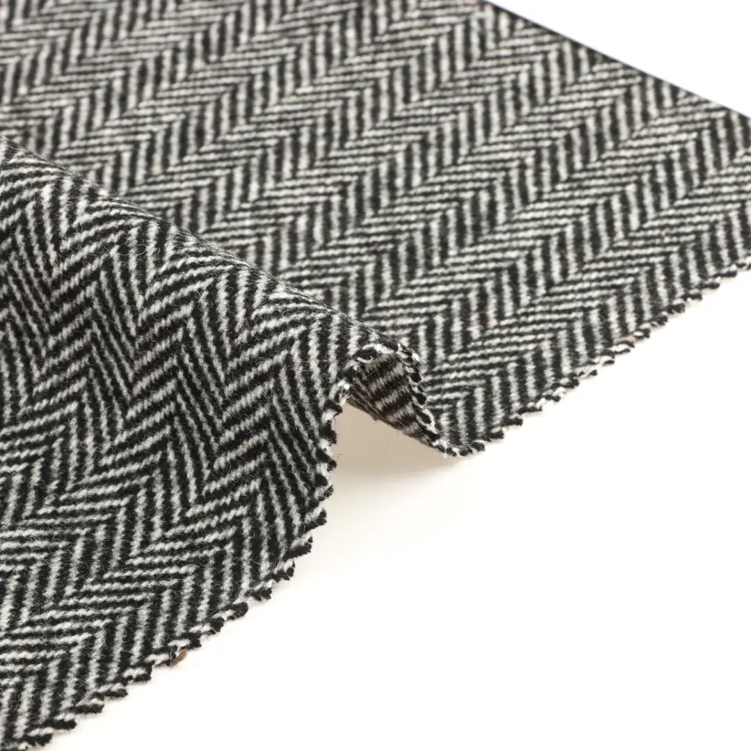 China Fabric for Jackets,Overcoat,Waist coat,V-Neck Button Down Vest  Woolen Herringbone Woolen Wool Other stripe color buy from China wholesaler bulk order at wholesale price free worldwide shipping Alibaba