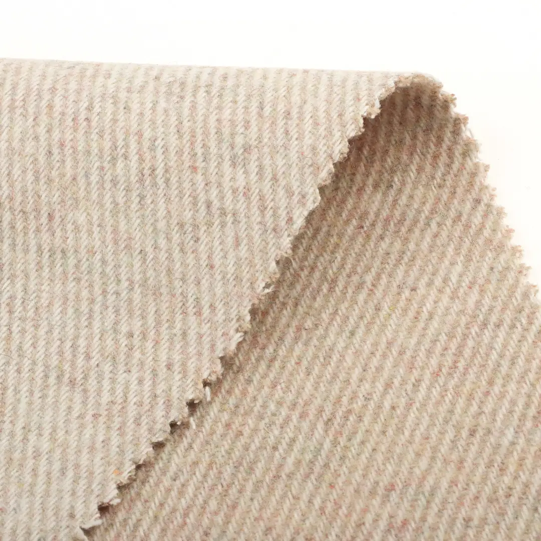 China Fabric for Pants,Blazer,Overcoat,Skirt  Woolen Twill Woolen Wool Other Khaki color buy from China wholesaler bulk order at wholesale price free worldwide shipping Alibaba