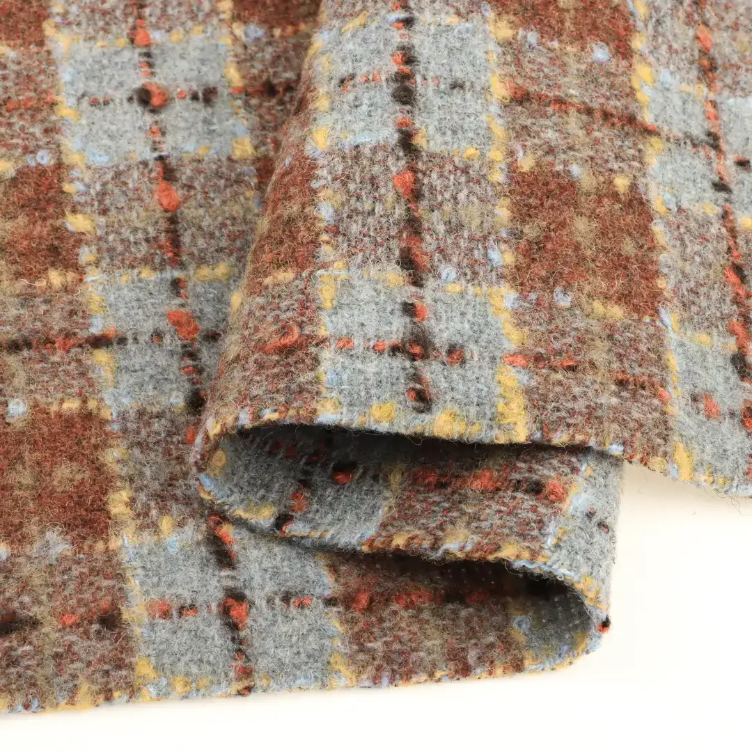 China Fabric for Blazer,Overcoat,Skirt ,Waist coat Chanel-Style Fabric Woolen Wool Other check color buy from China wholesaler bulk order at wholesale price free worldwide shipping Alibaba