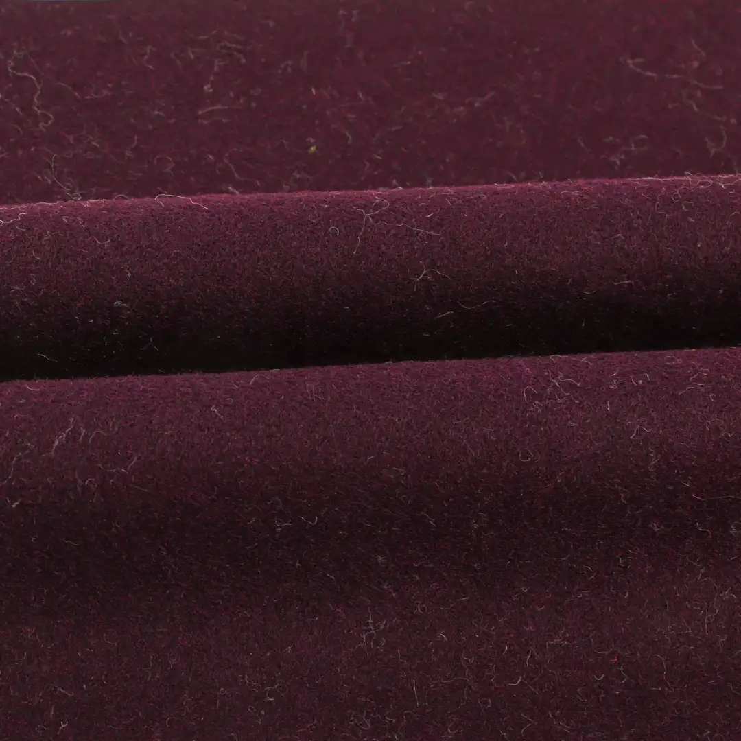 China Fabric for Pants,Overcoat,Suit,Skirt  Melton Woolen Wool Other Burgundy color buy from China wholesaler bulk order at wholesale price free worldwide shipping Alibaba