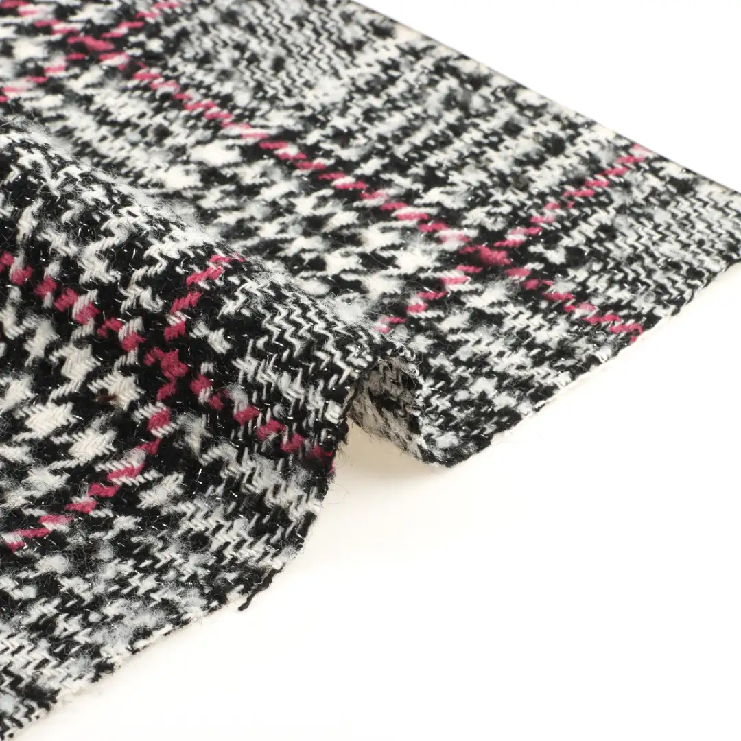 China Fabric for Overcoat,Skirt  Chanel-Style Fabric Woolen Other check color buy from China wholesaler bulk order at wholesale price free worldwide shipping Alibaba