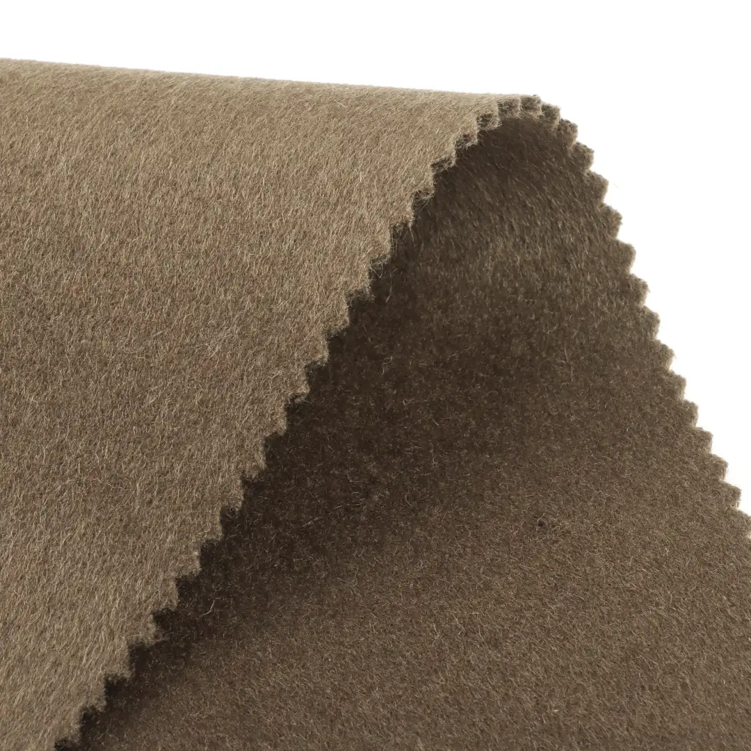 China Fabric for Overcoat,Skirt  Woolen Overcoat Woolen Wool Other Brown color buy from China wholesaler bulk order at wholesale price free worldwide shipping Alibaba