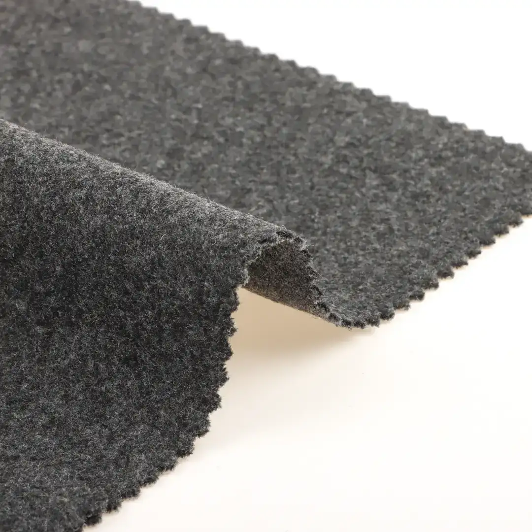 China Fabric for Pants,Skirt Melton Woolen Chemical Fiber Polyester Wool Cashmere dark grey color buy from China wholesaler bulk order at wholesale price free worldwide shipping Alibaba