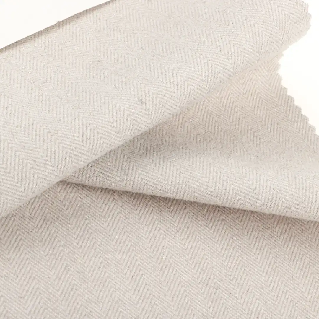 China Fabric for Pants,Jackets,Overcoat,Suit Woolen Herringbone Woolen Polyester Viscose cream color buy from China wholesaler bulk order at wholesale price free worldwide shipping Alibaba