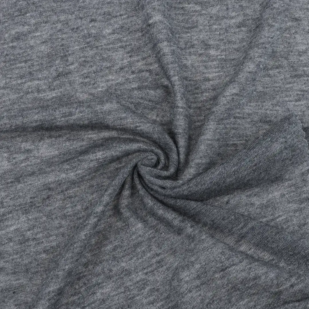 China Fabric for T-Shirt,Polo Shirt,Skirt,Loungewear,Tracksuits Single Jersey Knit Fabric Polyester Wool Viscose Modal dark grey color buy from China wholesaler bulk order at wholesale price free worldwide shipping Alibaba