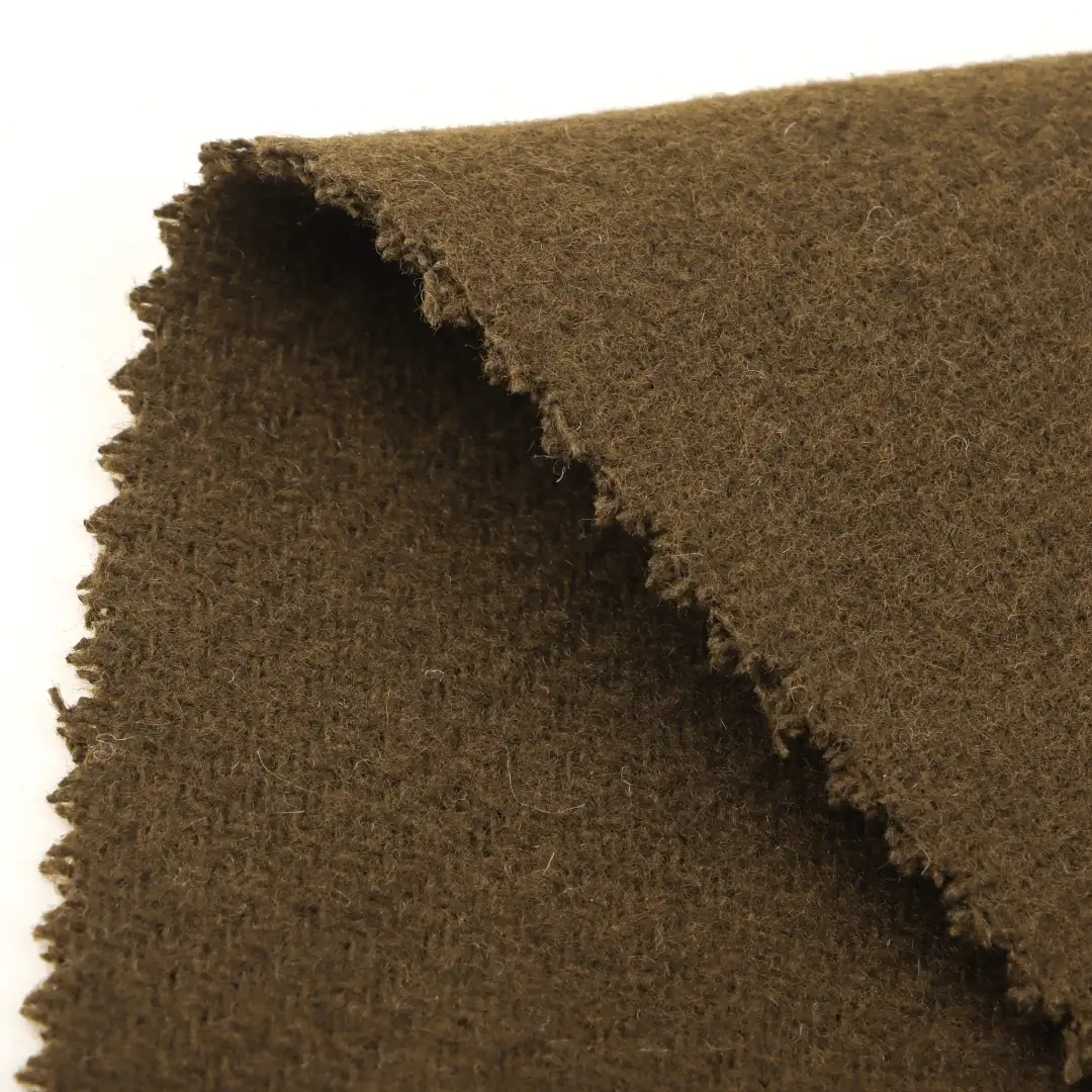 China Fabric for Pants,Jackets,Overcoat,Suit Woolen Twill Woolen Polyester brown color buy from China wholesaler bulk order at wholesale price free worldwide shipping Alibaba