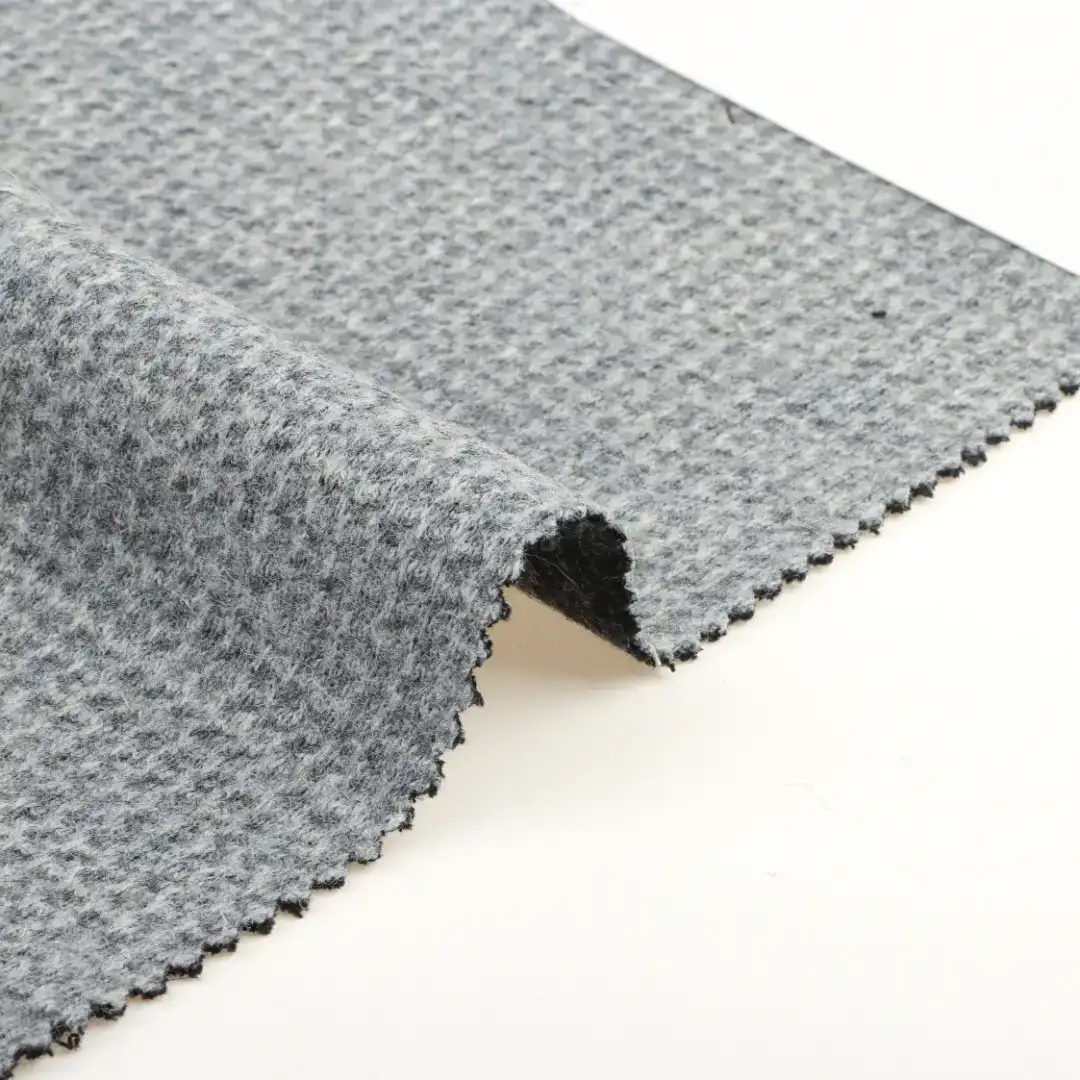 China Fabric for Pants,Jackets,Hoodie,Overcoat,Suit Knit Woolen Fabric Woolen Polyester Wool Cotton dark grey color buy from China wholesaler bulk order at wholesale price free worldwide shipping Alibaba