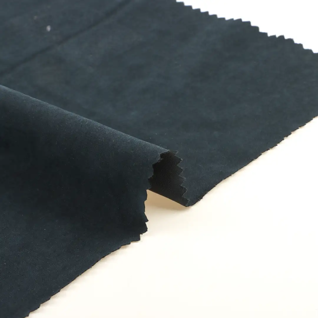 China Fabric for Pants,Jackets,Skirt,Trench Coat,Skirt  Peach Skin Micro Fibre Fabric Woven Blended Fabric Polyester Nylon Navy color buy from China wholesaler bulk order at wholesale price free worldwide shipping Alibaba