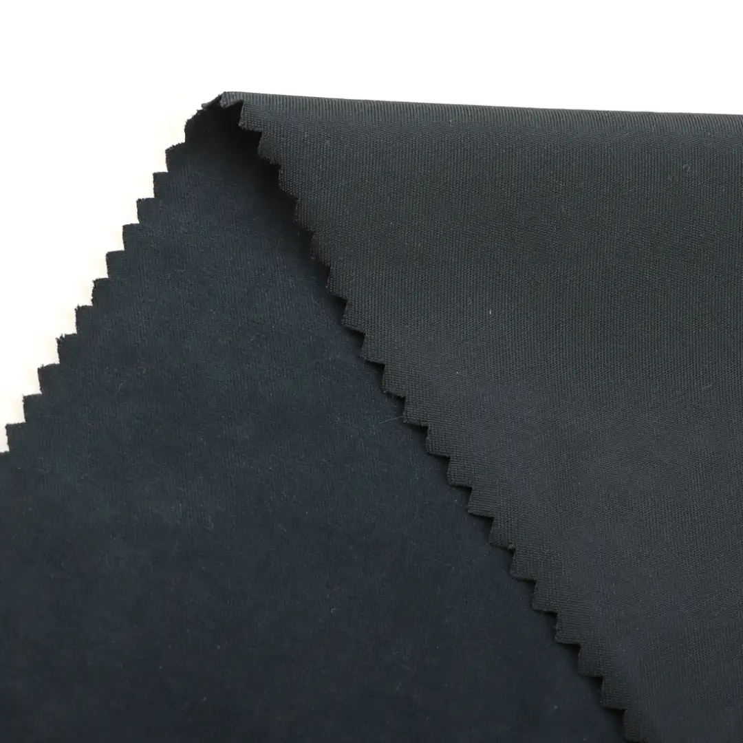 China Fabric for Pants,Jackets,Skirt,Trench Coat,Skirt  Peach Skin Micro Fibre Fabric Woven Blended Fabric Polyester Nylon Navy color buy from China wholesaler bulk order at wholesale price free worldwide shipping Alibaba