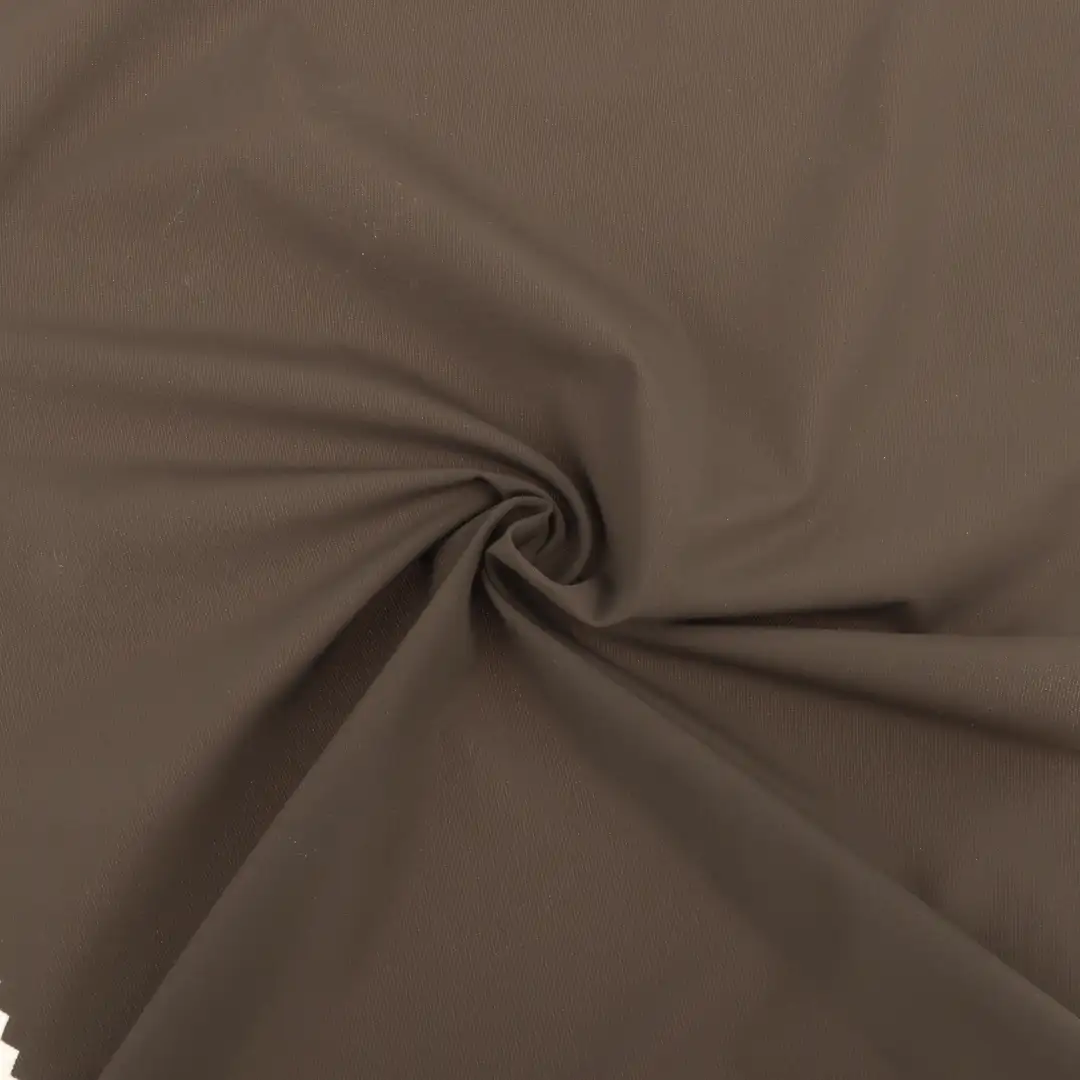 China Fabric for Pants,Yoga Clothes,Tracksuits Four-way Stretch (Bi-Stretch) Woven Blended Fabric Nylon Spandex Brown color buy from China wholesaler bulk order at wholesale price free worldwide shipping Alibaba