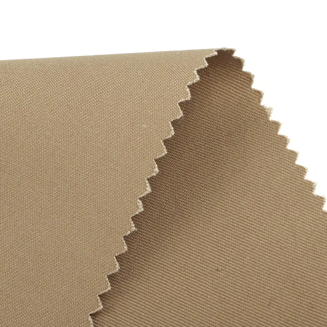 China Fabric for Pants,Blazer,Skirt,Skirt  TC Twill Woven Blended Fabric Polyester Cotton Beige color buy from China wholesaler bulk order at wholesale price free worldwide shipping Alibaba