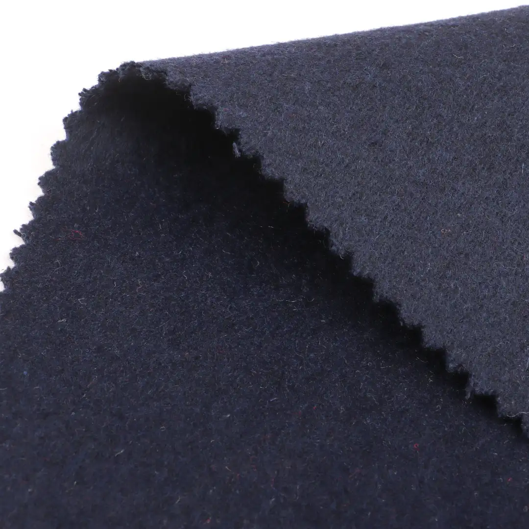 China Fabric for Overcoat,Women's Pants ,Skirt  Woolen Overcoat Woolen Wool Other Navy color buy from China wholesaler bulk order at wholesale price free worldwide shipping Alibaba