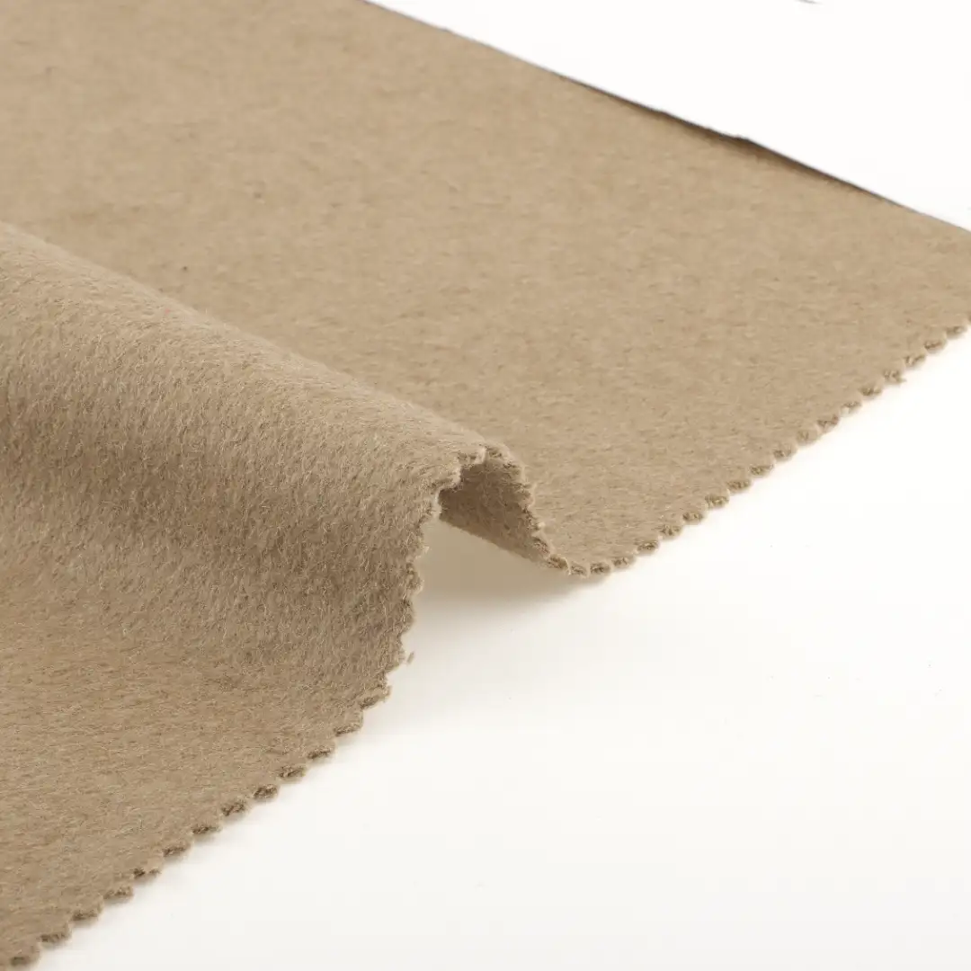 China Fabric for Pants,Overcoat,Skirt  Woolen Overcoat Woolen Wool Polyester Other Camel color buy from China wholesaler bulk order at wholesale price free worldwide shipping Alibaba