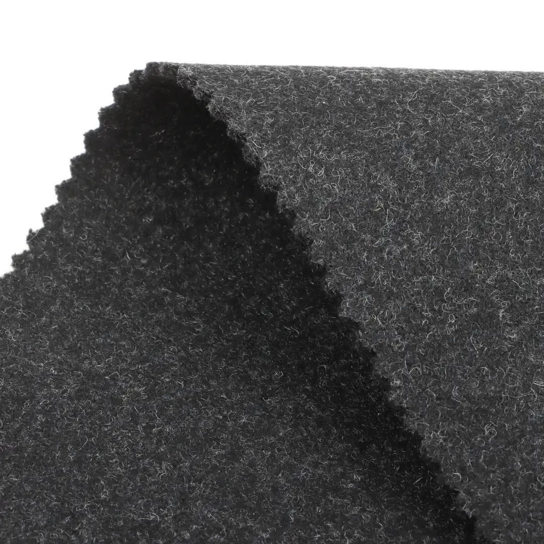 China Fabric for Pants,Jackets,Overcoat,Suit Melton Woolen Wool Polyester Nylon Charcoal color buy from China wholesaler bulk order at wholesale price free worldwide shipping Alibaba