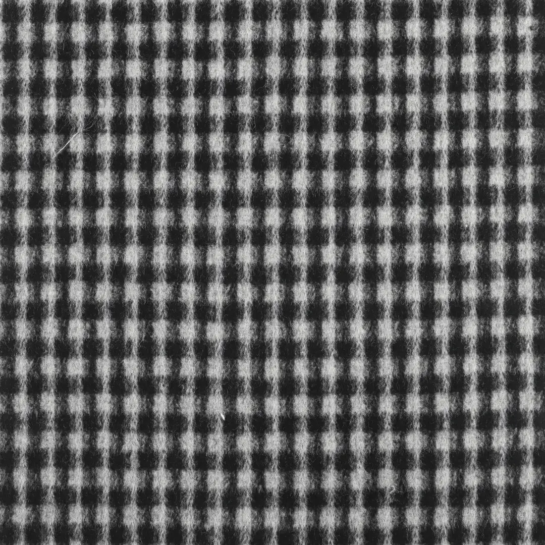 China Fabric for Pants,Blazer,Overcoat,Skirt  Woolen Overcoat Woolen Wool Other Black-White color buy from China wholesaler bulk order at wholesale price free worldwide shipping Alibaba