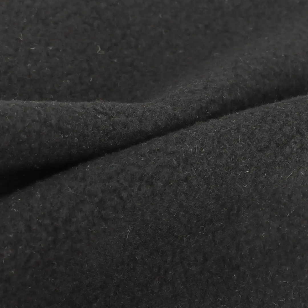 China Fabric for Pants,Jackets,Blazer,Overcoat,Skirt  Boiled Woolen Fabric Woolen Wool Polyester Viscose Black color buy from China wholesaler bulk order at wholesale price free worldwide shipping Alibaba