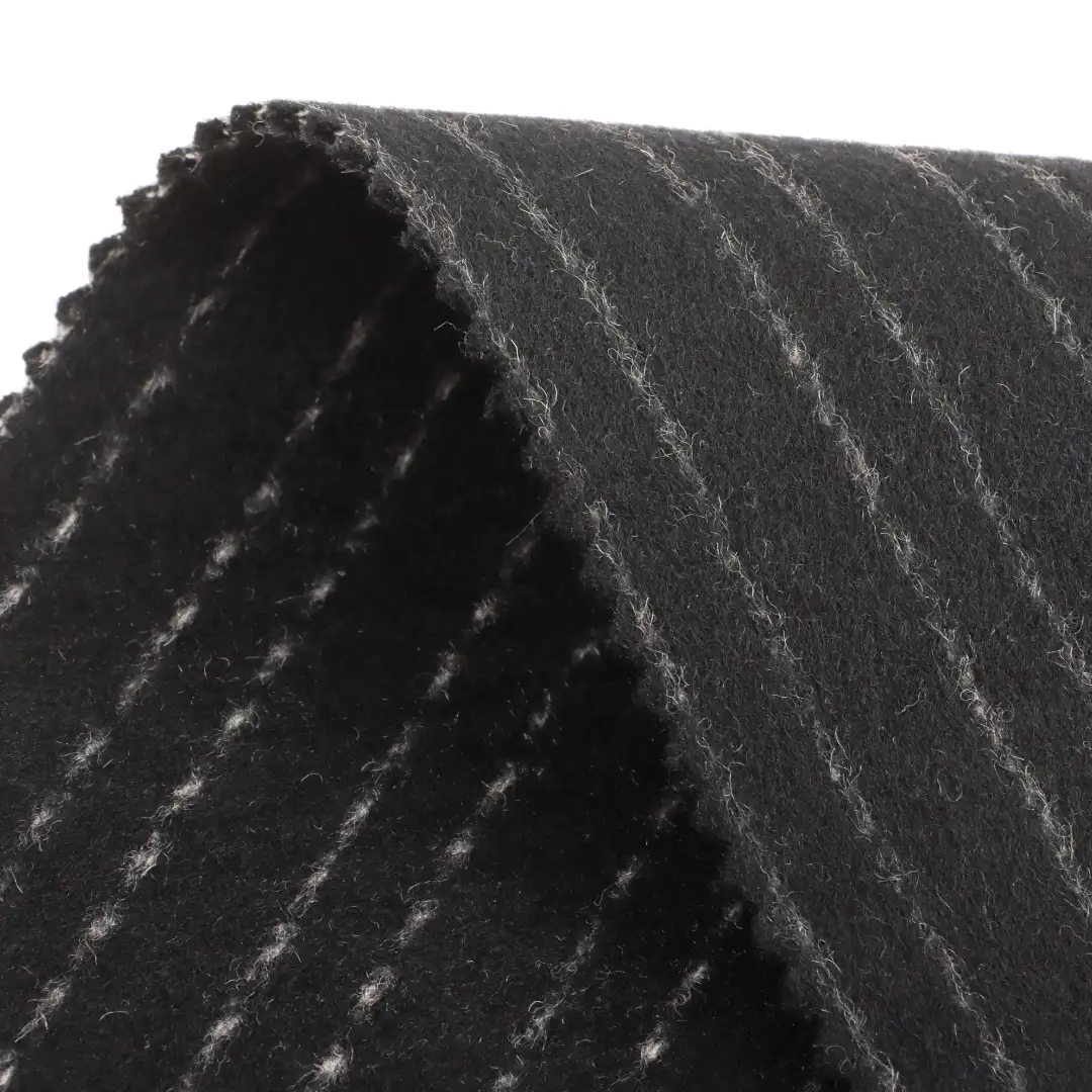 China Fabric for Jackets,Overcoat,Suit,Skirt  Woolen Overcoat Woolen Wool Other Black-White color buy from China wholesaler bulk order at wholesale price free worldwide shipping Alibaba