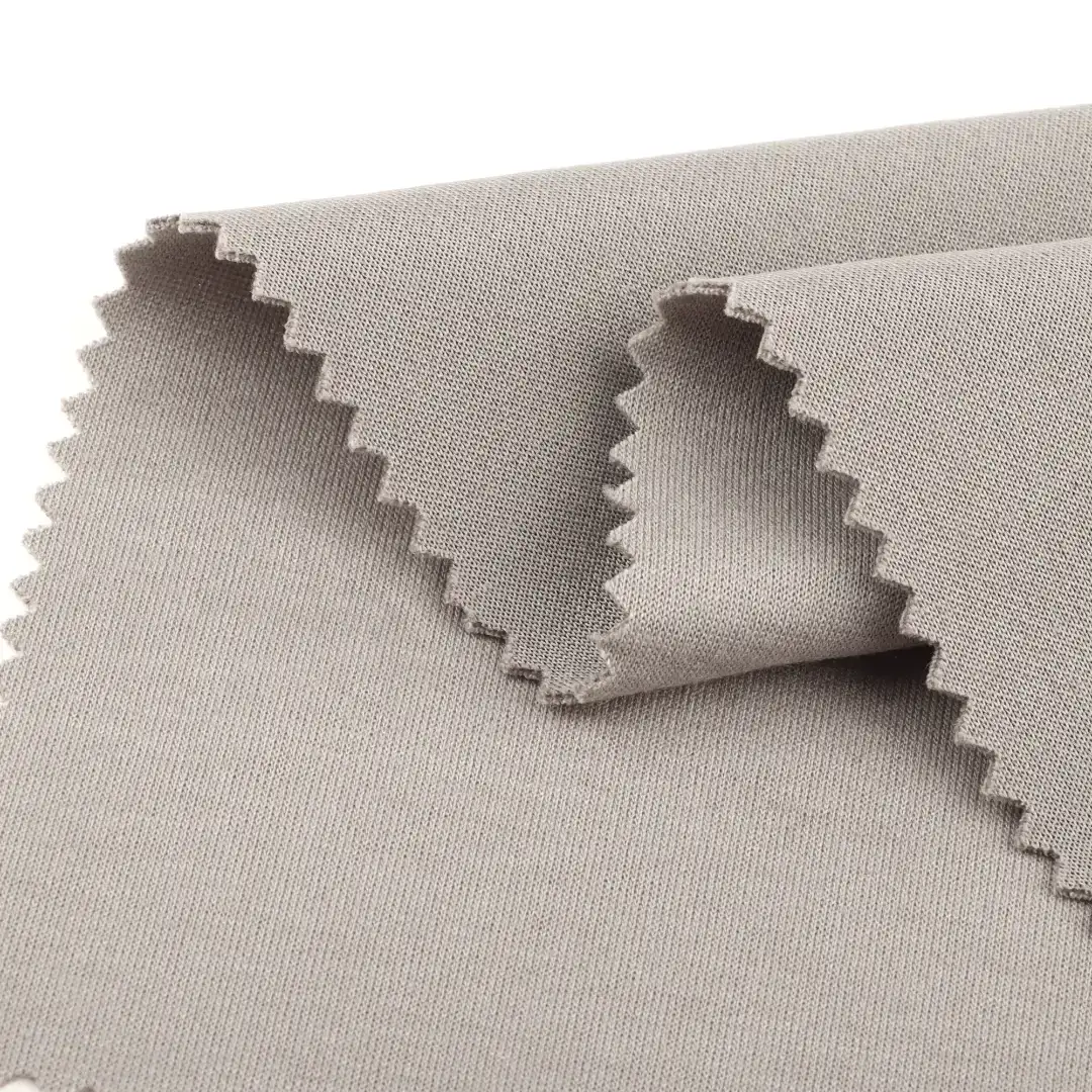 China Fabric for Jogger,Loungewear,Sweatshirt,Tracksuits Scuba Knit Fabric Polyester Rayon Spandex Grey color buy from China wholesaler bulk order at wholesale price free worldwide shipping Alibaba