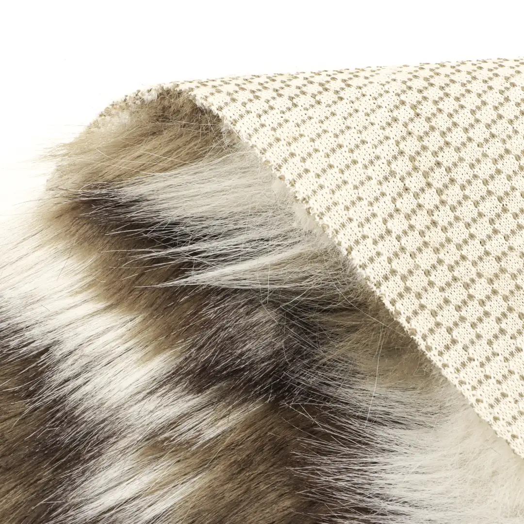 China Fabric for Overcoat,Skirt  Fake Fur Knit Fabric Polyester printing color buy from China wholesaler bulk order at wholesale price free worldwide shipping Alibaba