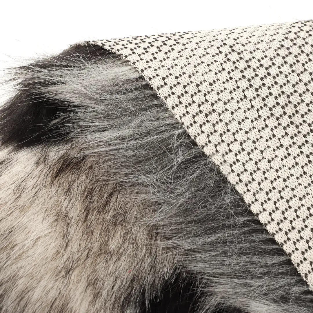 China Fabric for Overcoat,Knitted Jacket  Fake Fur Knit Fabric Polyester printing color buy from China wholesaler bulk order at wholesale price free worldwide shipping Alibaba