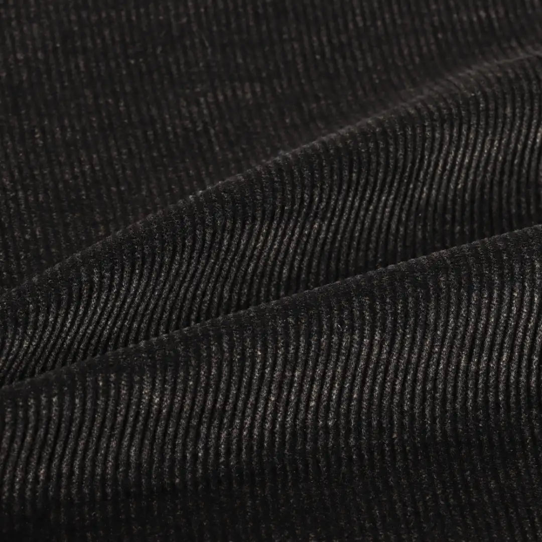 China Fabric for Shirt,Pants,Jackets Cotton Corduroy Natural Woven Fabric Cotton BLACK color buy from China wholesaler bulk order at wholesale price free worldwide shipping Alibaba