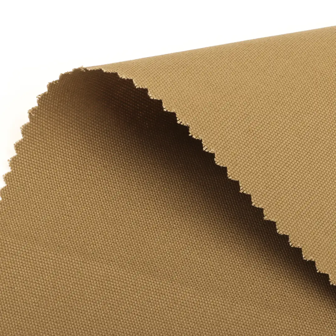 China Fabric for Shirt,Pants,Jackets Cotton Canvas Natural Woven Fabric Cotton brown color buy from China wholesaler bulk order at wholesale price free worldwide shipping Alibaba
