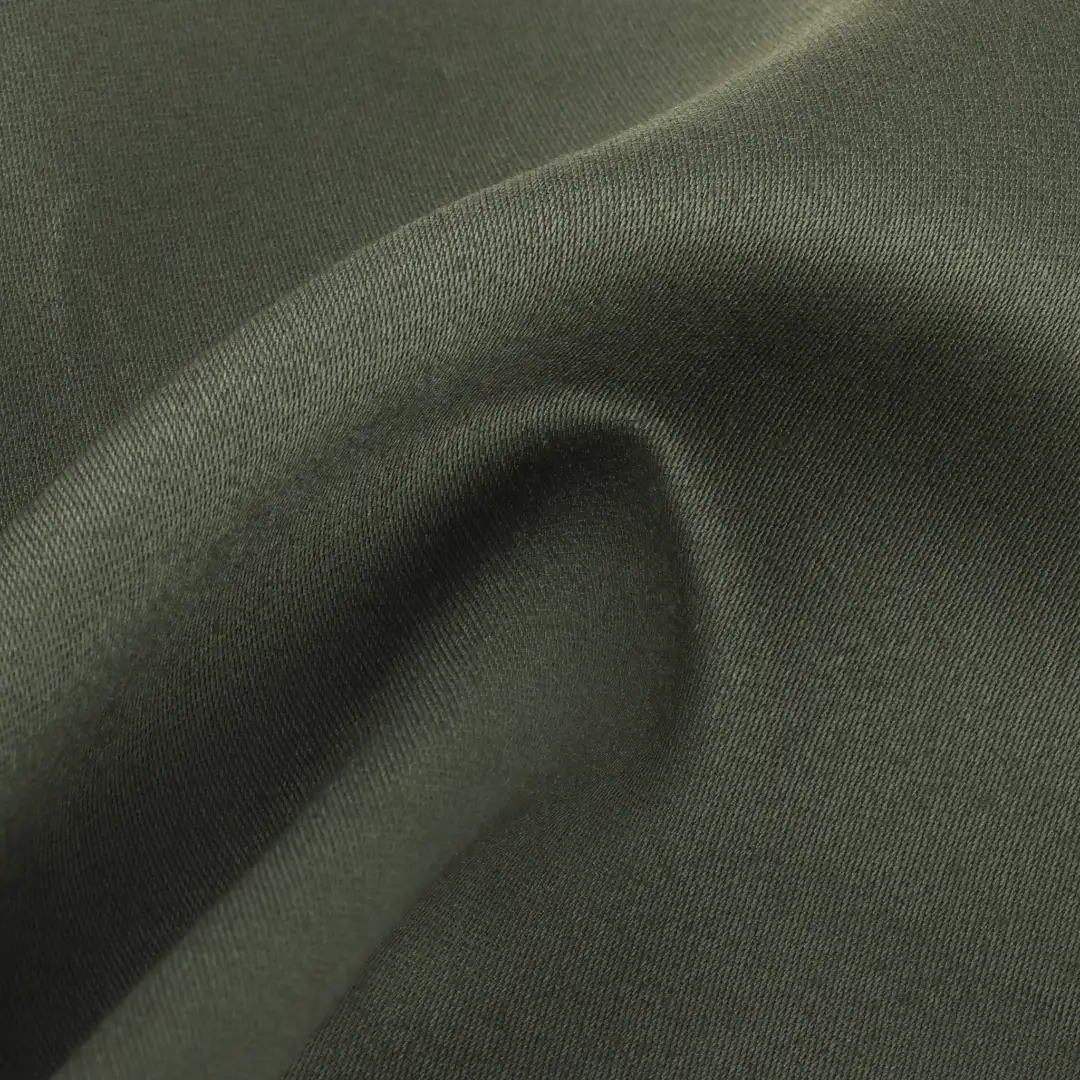 China Fabric for Pants,Jackets Cotton Satin Natural Woven Fabric Cotton green color buy from China wholesaler bulk order at wholesale price free worldwide shipping Alibaba