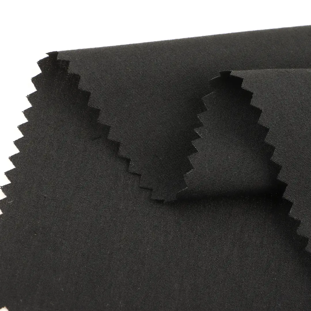 China Fabric for Skirt,Trench Coat,Skirt  TC Poplin Woven Blended Fabric Polyester Cotton black color buy from China wholesaler bulk order at wholesale price free worldwide shipping Alibaba