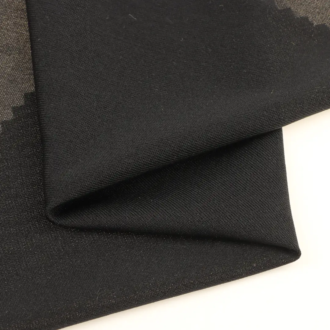 China Fabric for T-Shirt,Polo Shirt,Skirt ,Loungewear Single Jersey Knit Fabric Polyester black color buy from China wholesaler bulk order at wholesale price free worldwide shipping Alibaba