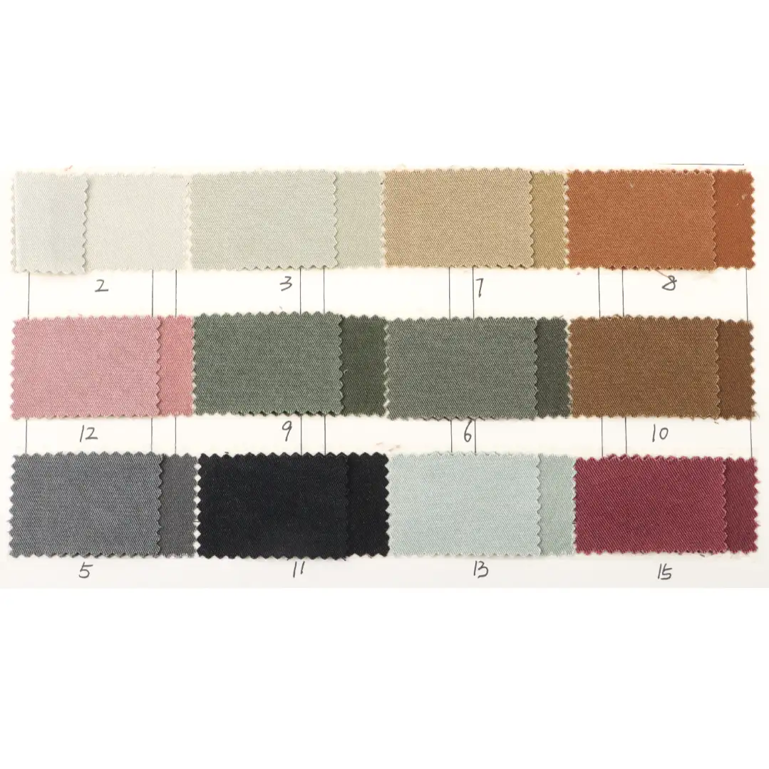 China Fabric for Pants,Denim Jacket,T-Shirt Cotton Twill Natural Woven Fabric Cotton Brown Olive Red Purple color buy from China wholesaler bulk order at wholesale price free worldwide shipping Alibaba