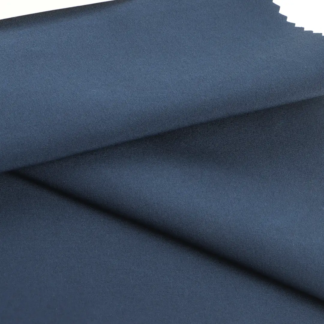 China Fabric for Pants,Jackets,Padded Jacket Four Stretch Polyester Woven Fabric Synthetic Woven Fabric Polyester Elastane blue color buy from China wholesaler bulk order at wholesale price free worldwide shipping Alibaba