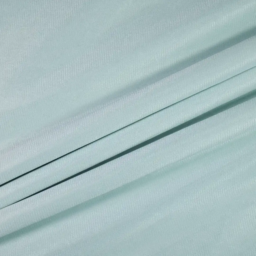 China Fabric for Interlining Tricot Knit Fabric Polyester LightGreen color buy from China wholesaler bulk order at wholesale price free worldwide shipping Alibaba